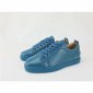 Replica High Quality Christian Louboutin Louis Junior Flat Blue Leather Low Top Sneaker