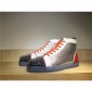 Replica High Quality Christian Louboutin Lou Spikes Flat Men'S Sneaker