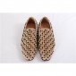 Replica High Quality Christian Louboutin Men'S Spiked Dandelion Venetian Roller-Boat Slip-On Sneakers