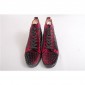 Replica High Quality Christian Louboutin Louis Orlato Spikes Velvet With Glossy Red Sole