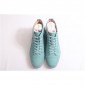 Replica High Quality Christian Louboutin Flat Snakeskin Men'S Blue Sneakers