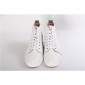 Replica High Quality Christian Louboutin Mens High Top White And Blue Sneaker