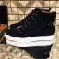 Replica High Quality Christian Louboutin Nono Strap Flat Black Sneakers