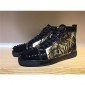 Replica High Quality Christian Louboutin Louis Leaf High Top Sneakers