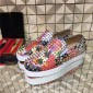 Replica High Quality Christian Louboutin Roller Flat Trashprint Boat Sneakers