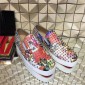 Replica High Quality Christian Louboutin Roller Flat Trashprint Boat Sneakers