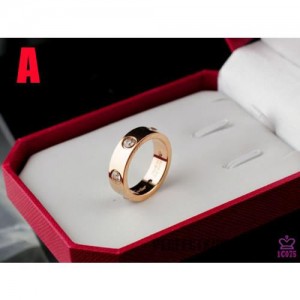 High Quality Cartier Love Ring 7  B66BA77BB3CA