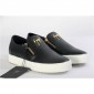 Replica High Quality Giuseppe Zanotti Adam black laceless double zipper low-top sneakers