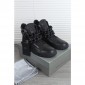 Replica High Quality Giuseppe Zanotti black double chain and black sole sneakers