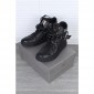 Replica High Quality Giuseppe Zanotti black chain leather high-top sneakers