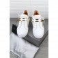 Replica High Quality Giuseppe Zanotti Owen low-top sneakers in white and gold details