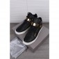 Replica High Quality Giuseppe Zanotti Black Crocodile Embossed High Top Sneaker