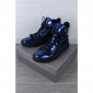 Replica High Quality Giuseppe Zanotti blue and black detail high-top sneakers