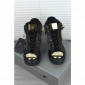 Replica High Quality Giuseppe Zanotti Fashion Chain Black Gold Sneakers