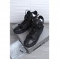 Replica High Quality Giuseppe Zanotti Black Strass Plates High Top Sneakers Black