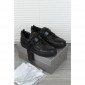 Replica High Quality Giuseppe Zanotti Black Leather Matte Low Top Sneaker