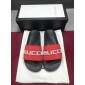 Replica High Quality Gucci Stripe Rubber Slide Sandal(Red) OF_079C25B4C42B