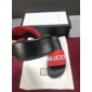 Replica High Quality Gucci Stripe Rubber Slide Sandal(Red) OF_079C25B4C42B