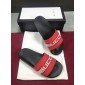 Replica High Quality Gucci Stripe Rubber Slide Sandal(Red) OF_079C25B4C42B