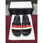 Replica High Quality Gucci Strap Rubber Slide Sandal with Sylvie Web OF_4DD888345DC1