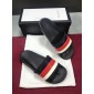 Replica High Quality Gucci Strap Rubber Slide Sandal with Sylvie Web OF_4DD888345DC1