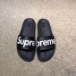 Replica High Quality Louis Vuitton x Supreme Black slides OF_A7D8ADE0D6B3