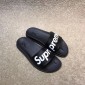 Replica High Quality Louis Vuitton x Supreme Black slides OF_A7D8ADE0D6B3