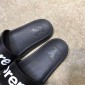 Replica High Quality Louis Vuitton x Supreme Black slides OF_A7D8ADE0D6B3