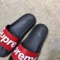 Replica High Quality Louis Vuitton x Supreme Red slides OF_2A063E5FADF6