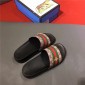 Replica High Quality Gucci Double G Print with Stripes Sandals OF_FED0B857DC95