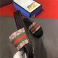 Replica High Quality Gucci Double G Print with Stripes Sandals OF_FED0B857DC95