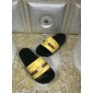 Replica Gucci Logo Yellow Sandals OF_0989F95B205A