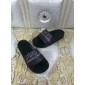 Replica Gucci Logo Black Sandals OF_0AF4B2718AD3