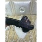 Replica Gucci Logo Black Sandals OF_0AF4B2718AD3