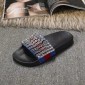 Replica High Quality Gucci's Crystal-Embellished Slide Sandals OF_61E6750E0F4D