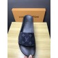 Replica High Quality Louis Vuitton Palm Slippers in Balck OF_86736F48C709