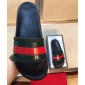 Replica High Quality Gucci Web slide sandal(black) OF_F83D54992F8A