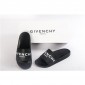 Replica High Quality Givenchy Logo Polyurethane Slide Sandals In Black SN_741C63028BCD