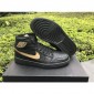 Replica High Quality Air Jordan 1 Retro High Bhm Black Metallic Gold Black Men Sneakers 0E3C0073D44B