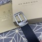 Replica Burberry Silver buckle belt ASS02014