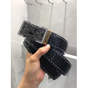 Silver Burberry  buckle belt ASS02016