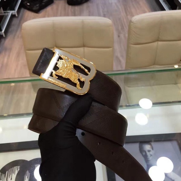 B-Burberry Gold silver buckle belt ASS02029