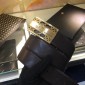 Replica Golden Burberry buckle belt ASS02032