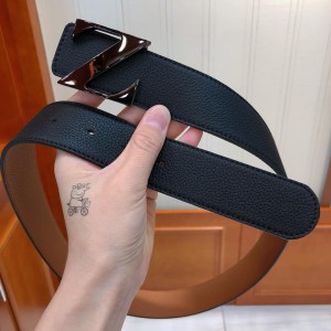 Black Ermenegildo Zegna buckle belt ASS02050