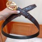 Replica Ermenegildo Zegna Gold buckle belt ASS02055