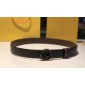 Replica Black Fendi buckle belt ASS02065