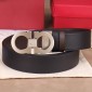 Replica Ferragamo Silver Buckle belt ASS02073