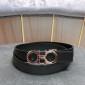 Replica Black Silver Ferragamo belt ASS02074