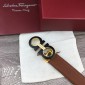 Replica Black Ferragamo Golden buckle belt ASS02076