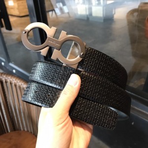 Ferragamo Silver Buckle belt ASS02081